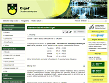 Tablet Screenshot of cigel.sk